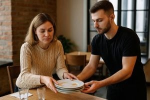 What does helping a server clear dishes say about you? Psychologists explain