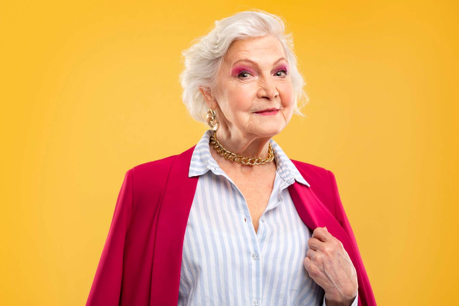 Forget white and blue—this is the top color pick for a brighter, more energetic look after 65