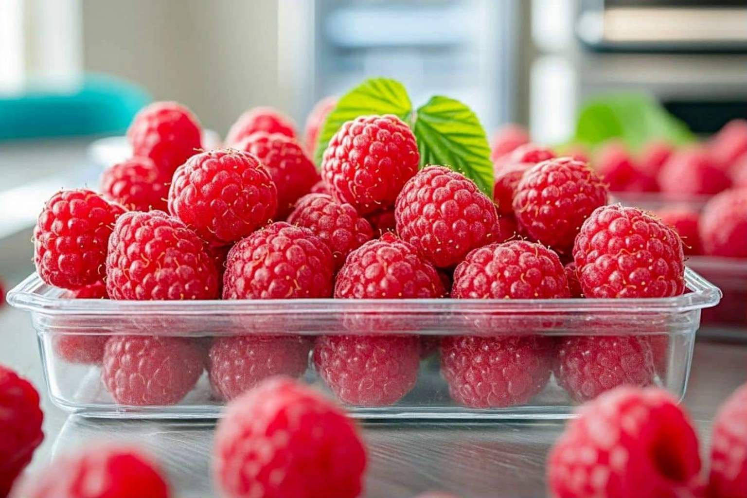 The simple trick to freeze raspberries without turning them mushy—it’s like magic