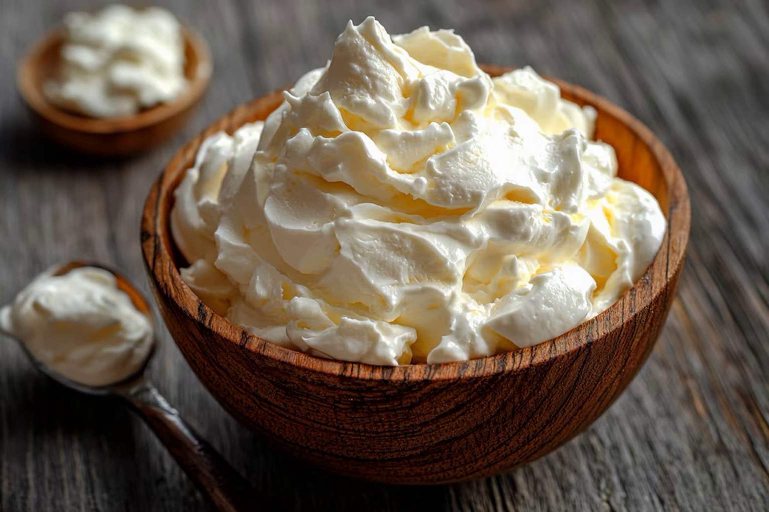 Whipped yogurt cream, the simplest recipe for a fresh and very light dessert you can make without cooking