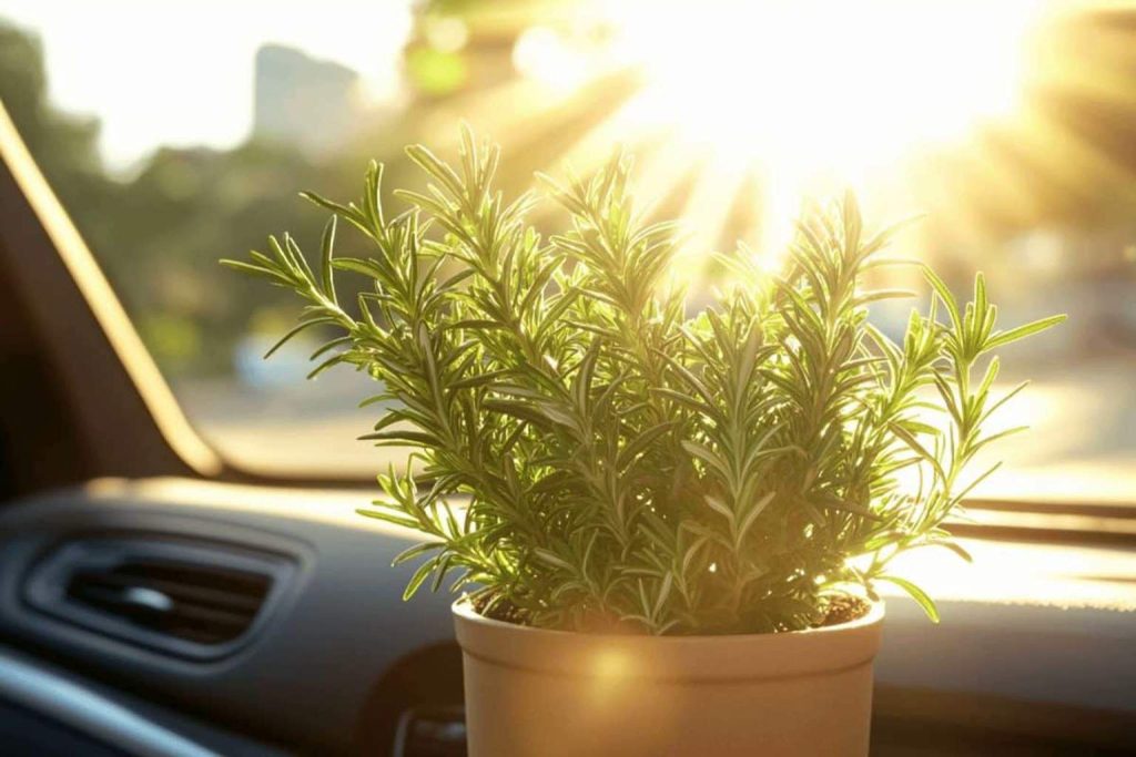 Why you should always keep a pot of rosemary in your car and what it really does