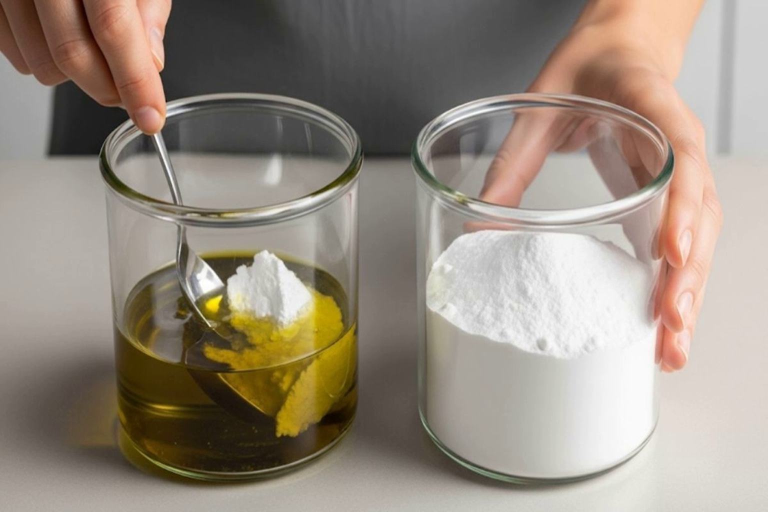 Why experts recommend mixing olive oil with baking soda – and what it does