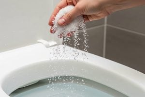 Why you should throw salt in the toilet and how often to do it