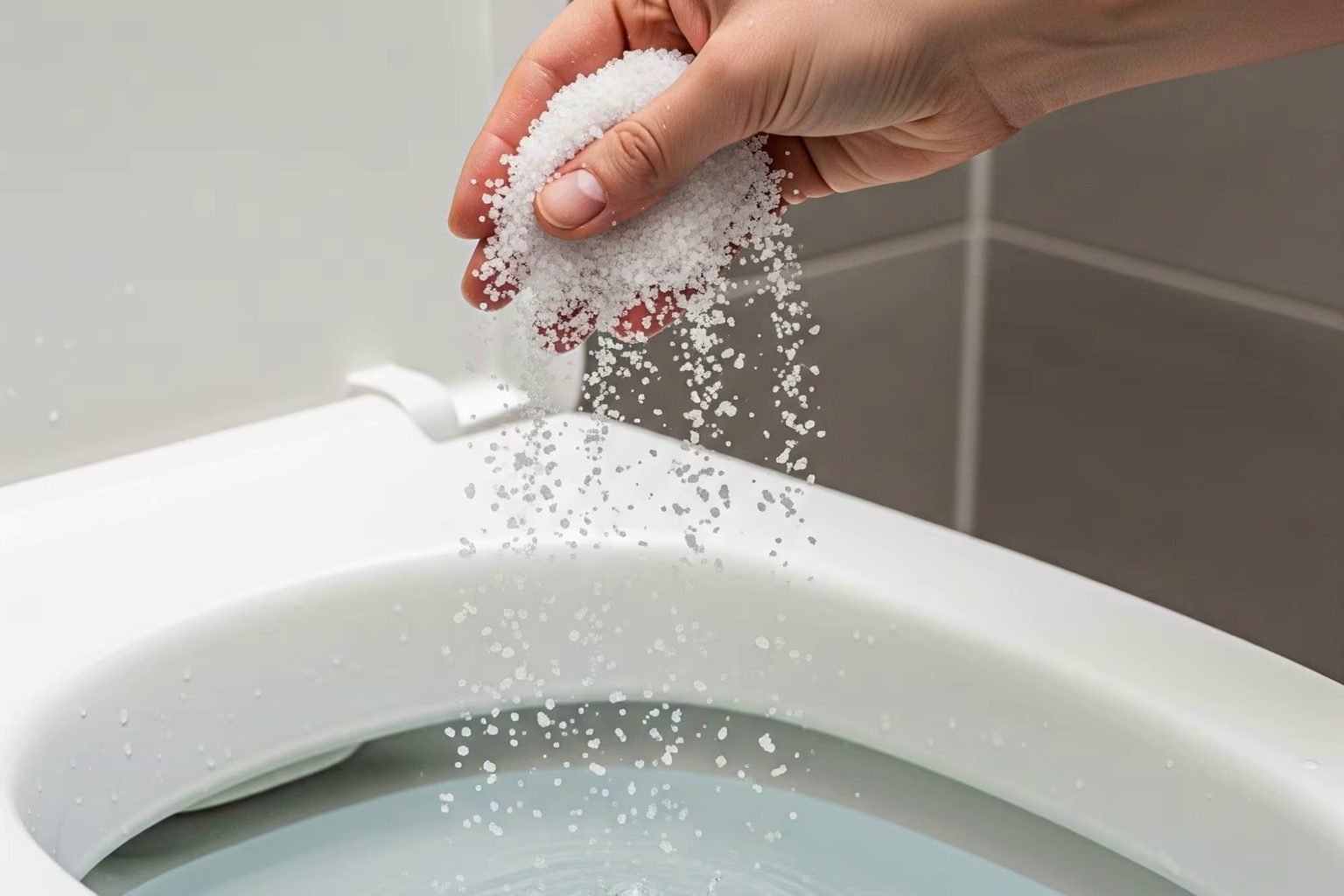 Why you should throw salt in the toilet and how often to do it