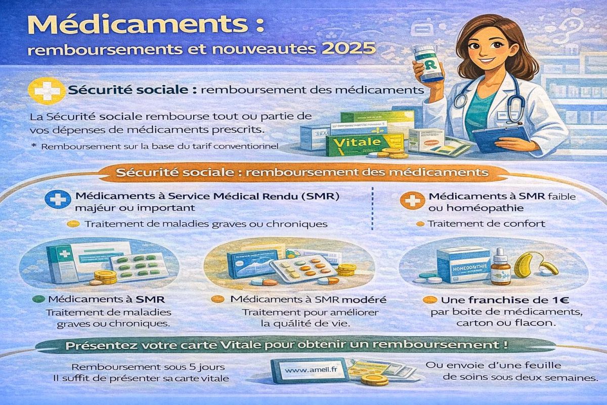 mdicaments remboursements 2025
