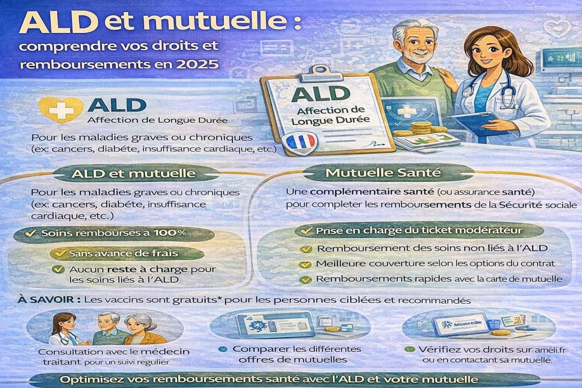 ALD et mutuelle : comprendre vos droits et remboursements en 2025