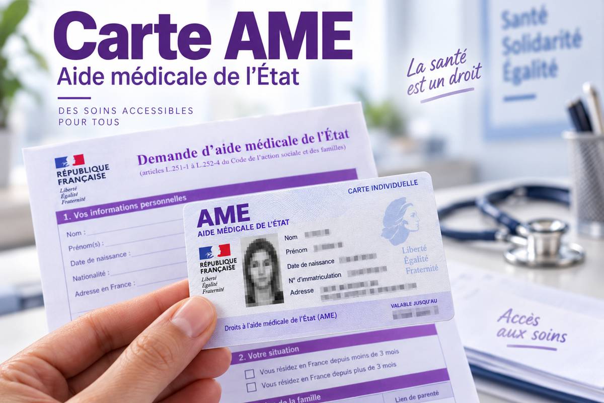 Carte AME : la carte actuelle et le projet biométrique